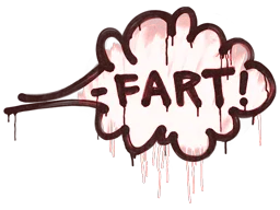 Sealed Graffiti | Fart (Blood Red)
