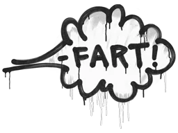 Sealed Graffiti | Fart (Shark White)