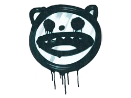 Sealed Graffiti | Happy Cat (Wire Blue)