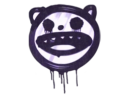 Sealed Graffiti | Happy Cat (Monster Purple)