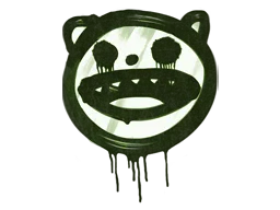 Sealed Graffiti | Happy Cat (Battle Green)