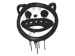 Sealed Graffiti | Happy Cat (Shark White)