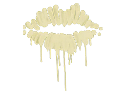Sealed Graffiti | Kiss (Tracer Yellow)