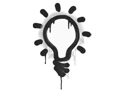 Sealed Graffiti | Lightbulb (Shark White)