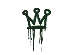 Sealed Graffiti | Little Crown (Jungle Green)