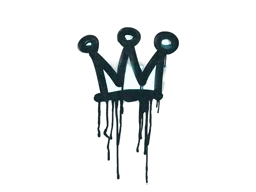 Sealed Graffiti | Little Crown (Wire Blue)