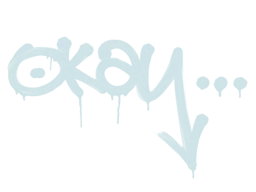 Sealed Graffiti | Okay (Wire Blue)