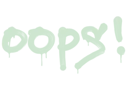 Sealed Graffiti | Oops (Jungle Green)