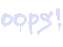 Sealed Graffiti | Oops (SWAT Blue)