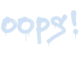 Sealed Graffiti | Oops (Monarch Blue)