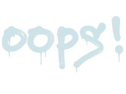 Sealed Graffiti | Oops (Wire Blue)