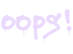 Sealed Graffiti | Oops (Monster Purple)