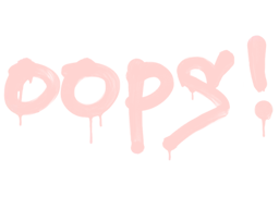 Sealed Graffiti | Oops (Blood Red)