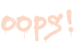 Sealed Graffiti | Oops (Tiger Orange)