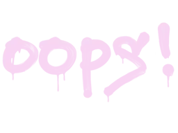 Sealed Graffiti | Oops (Bazooka Pink)