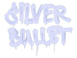 Sealed Graffiti | Silver Bullet (SWAT Blue)