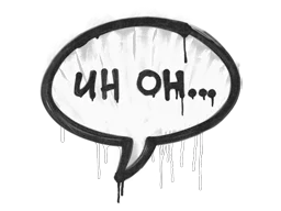 Sealed Graffiti | Uh Oh (Shark White)