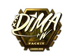Sticker | Dima (Gold) | London 2018