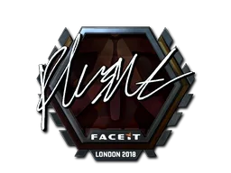Sticker | flusha (Foil) | London 2018