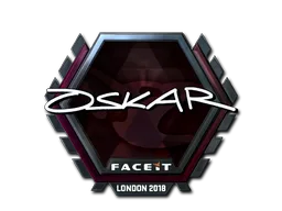 Sticker | oskar (Foil) | London 2018