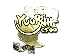 Sticker | yuurih (Gold) | Paris 2023