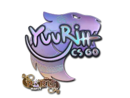 Sticker | yuurih (Holo) | Paris 2023