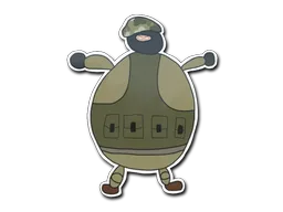 Sticker | Poorly Drawn IDF