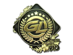 Sticker Slab | GamerLegion (Gold) | Rio 2022