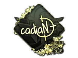 Sticker Slab | cadiaN (Gold) | Rio 2022