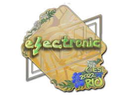 Sticker Slab | electronic (Holo) | Rio 2022