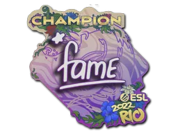 Sticker Slab | fame (Champion) | Rio 2022