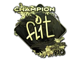 Sticker Slab | FL1T (Gold, Champion) | Rio 2022
