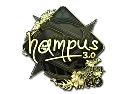 Sticker Slab | hampus (Gold) | Rio 2022
