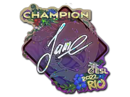 Sticker Slab | Jame (Glitter, Champion) | Rio 2022