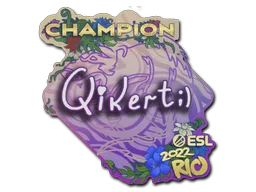 Sticker Slab | qikert (Champion) | Rio 2022