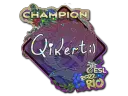 qikert (Glitter, Champion) | Rio 2022