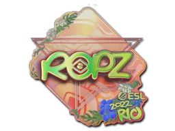 Sticker Slab | ropz (Holo) | Rio 2022
