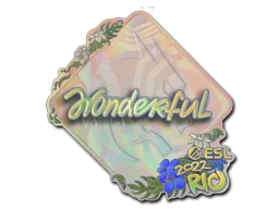 Sticker Slab | w0nderful (Holo) | Rio 2022