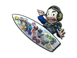 Sticker Slab | Sticker Bomb Surf Ava (Foil)