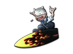 Sticker Slab | Blaze Surf K (Foil)