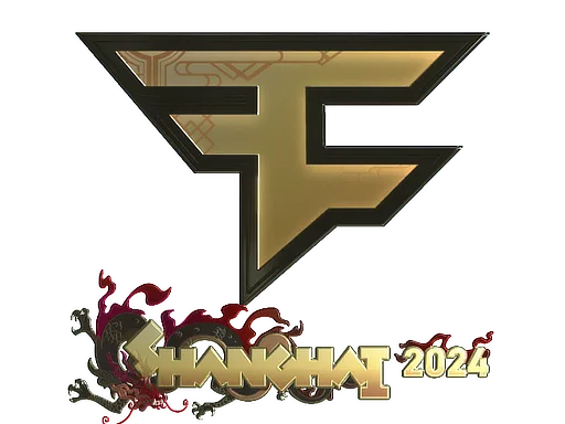 Sticker | FaZe Clan (Gold) | Shanghai 2024