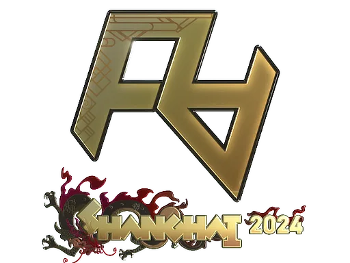 Sticker Slab | Rare Atom (Gold) | Shanghai 2024