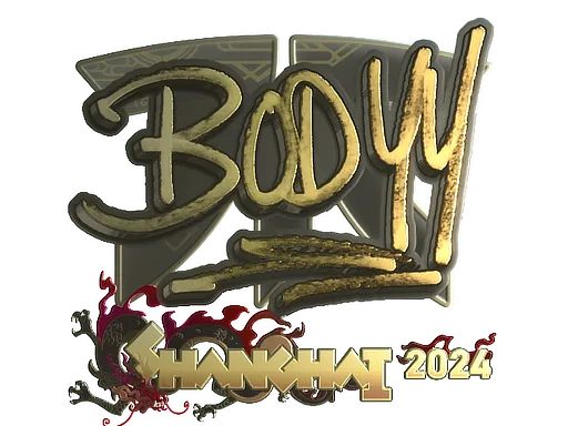 Sticker | bodyy (Gold) | Shanghai 2024