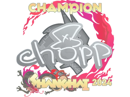 Sticker | chopper (Champion) | Shanghai 2024