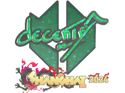 Sticker Slab | decenty (Glitter) | Shanghai 2024