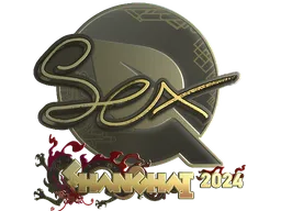 Sticker | dexter (Gold) | Shanghai 2024