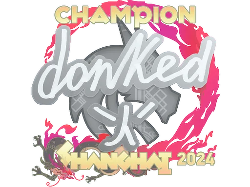 Sticker Slab | donk (Champion) | Shanghai 2024