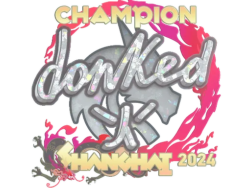 Sticker Slab | donk (Glitter, Champion) | Shanghai 2024