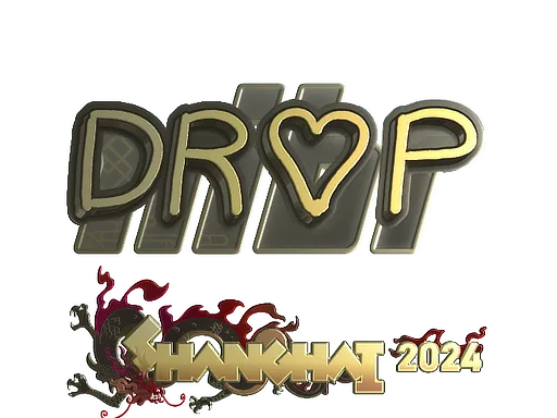 Sticker Slab | drop (Gold) | Shanghai 2024