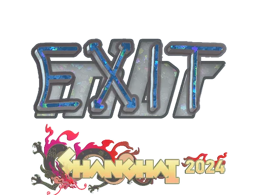 Sticker | exit (Glitter) | Shanghai 2024